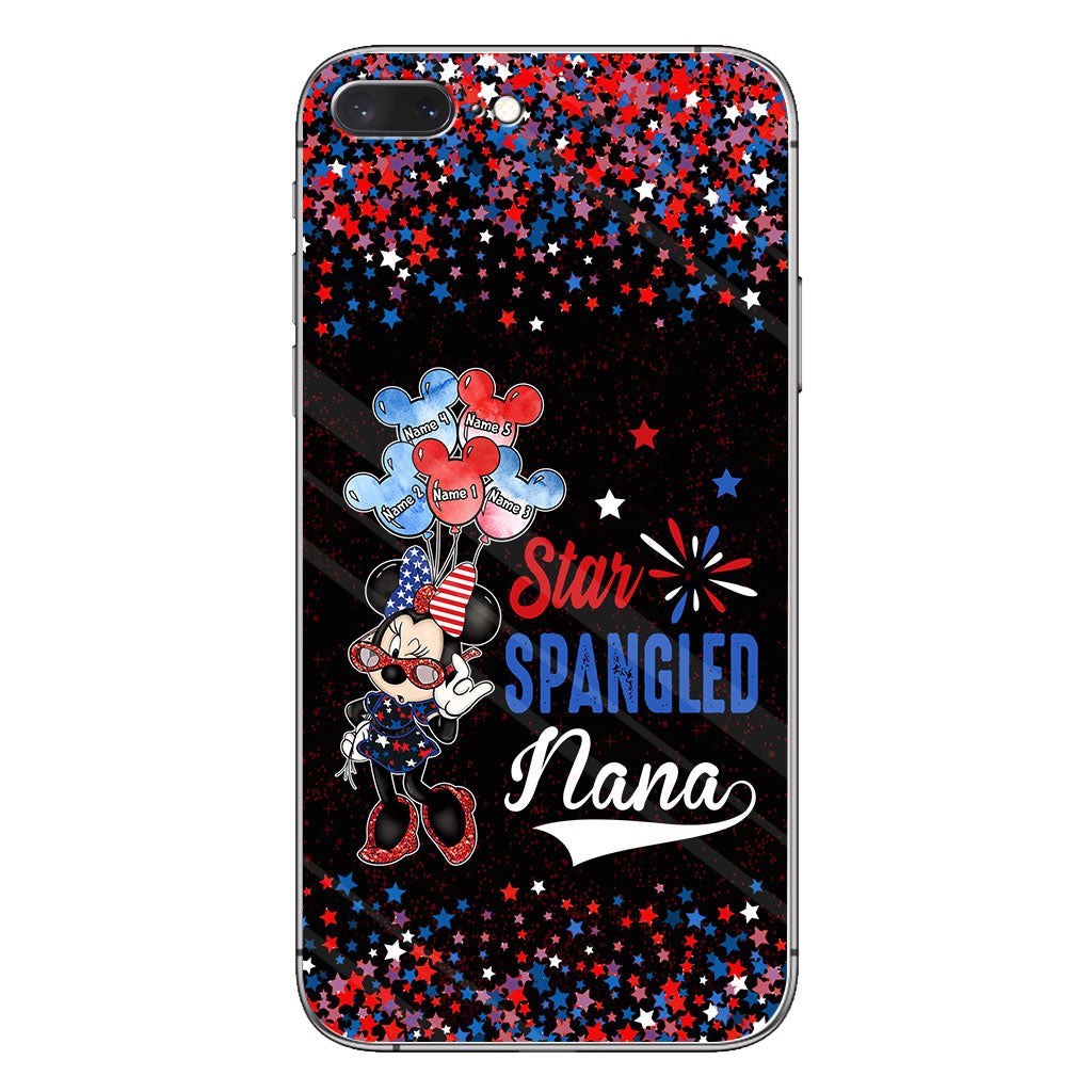 Star Spangled Nana - Personalized Independence Day Grandma Phone Case