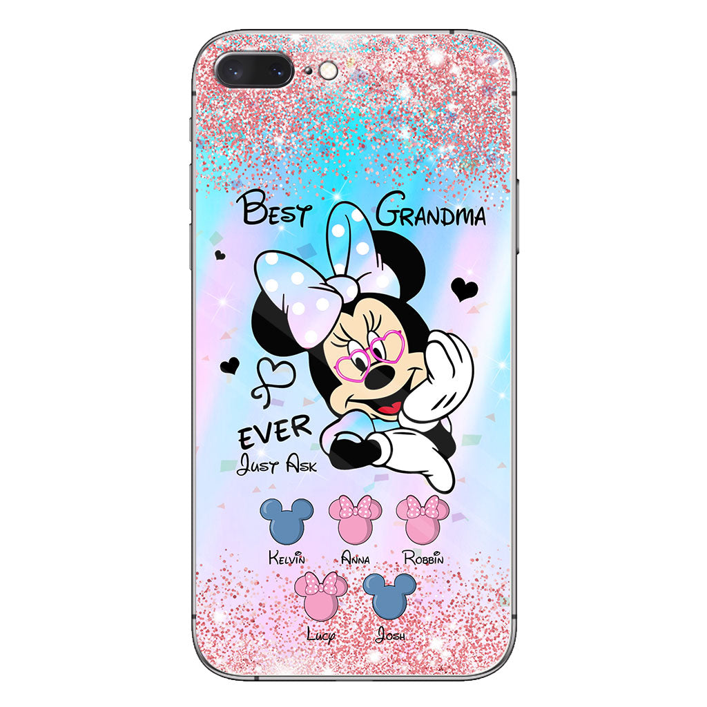 Best Grandma Ever Mouse Ears - Personalized Phone Case