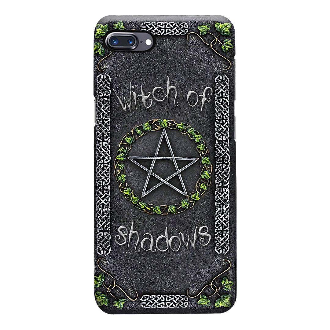 Witch Of Shadows Personalized Leather 3D Printed Phone Case