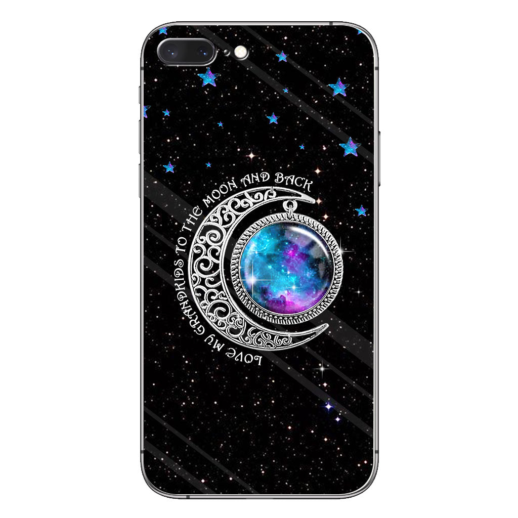 Love My Grandchildren To The Moon And Back - Grandma Personalized Phone Case