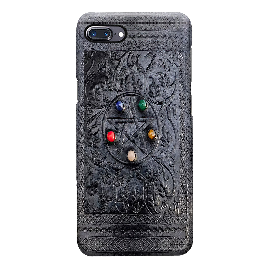 Salty Lil' Witch Leather Pattern Print Phone Case