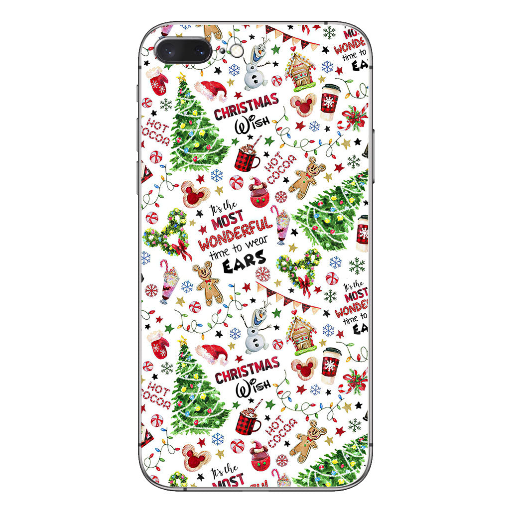 Wonderful Time Of The Year - Christmas Mouse Phone Case