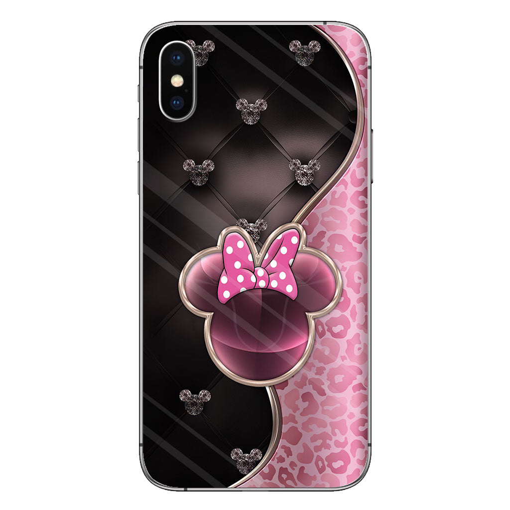 Magic Black Pink - Personalized Mouse Phone Case