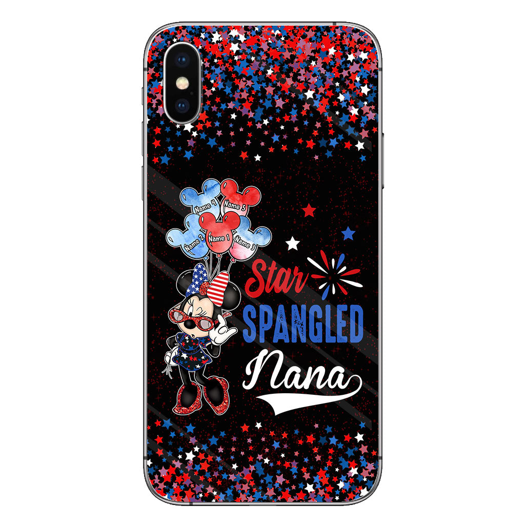 Star Spangled Nana - Personalized Independence Day Grandma Phone Case