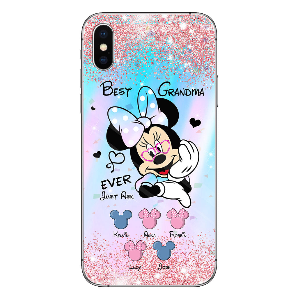 Best Grandma Ever Mouse Ears - Personalized Phone Case