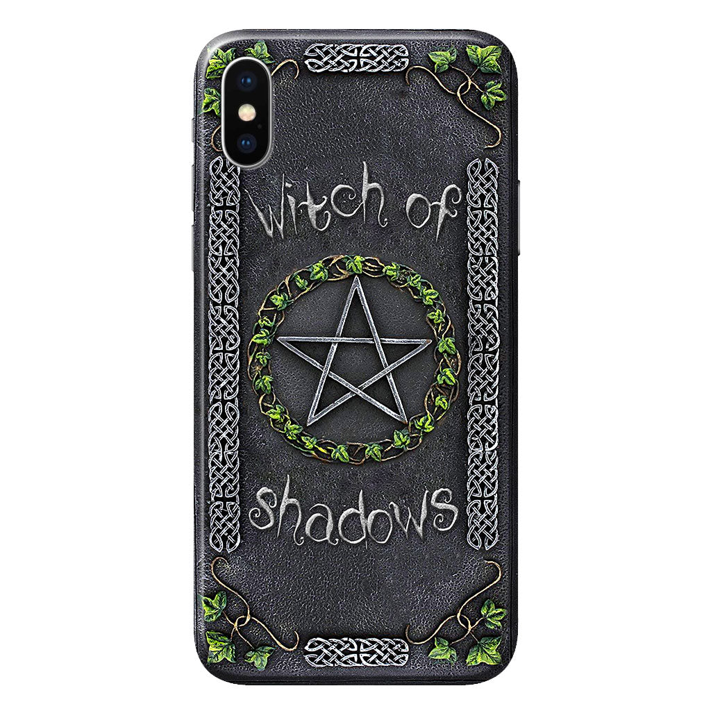Witch Of Shadows Personalized Leather 3D Printed Phone Case