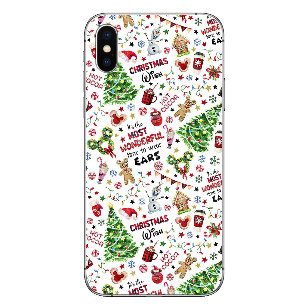 Wonderful Time Of The Year - Christmas Mouse Phone Case