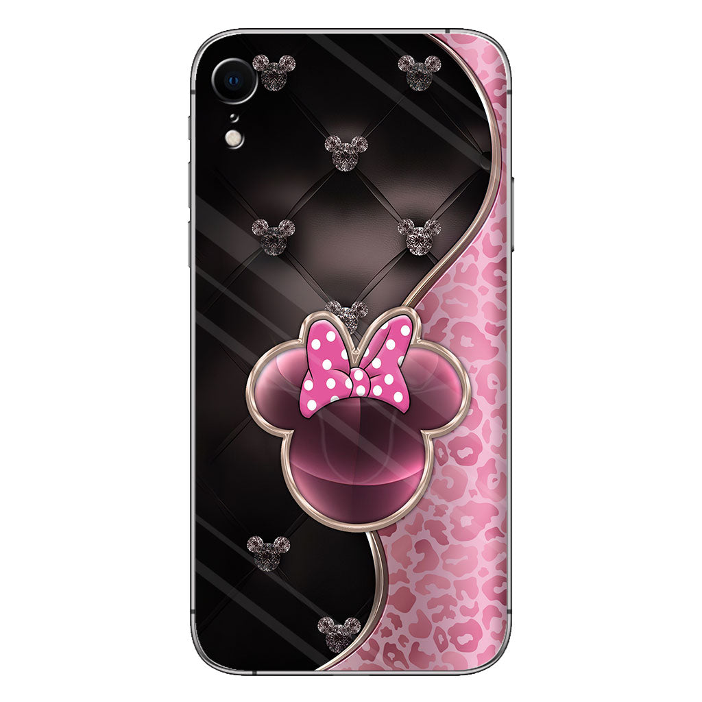 Magic Black Pink - Personalized Mouse Phone Case