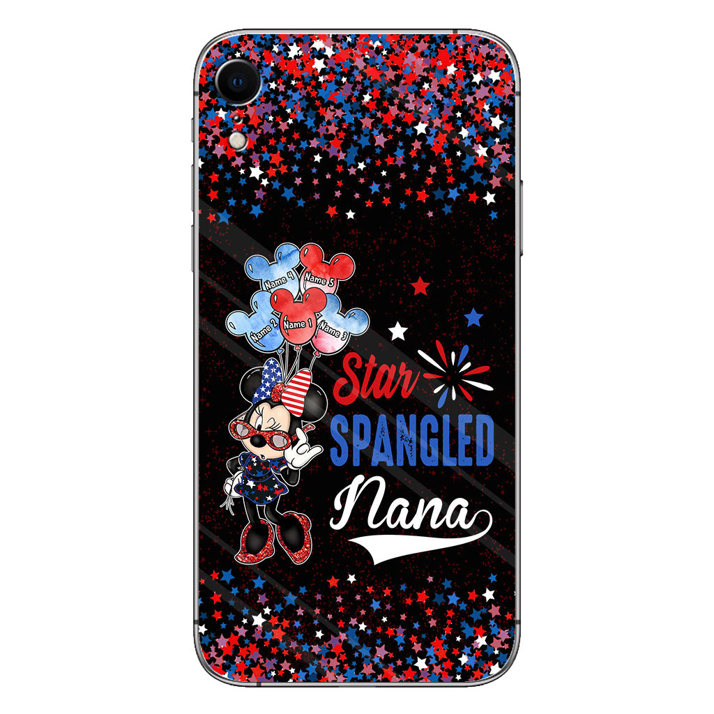Star Spangled Nana - Personalized Independence Day Grandma Phone Case
