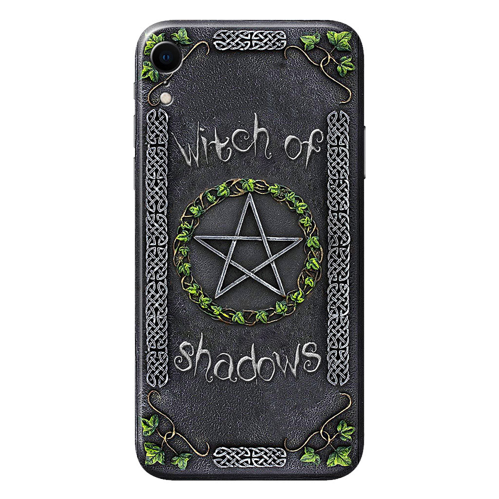 Witch Of Shadows Personalized Leather 3D Printed Phone Case