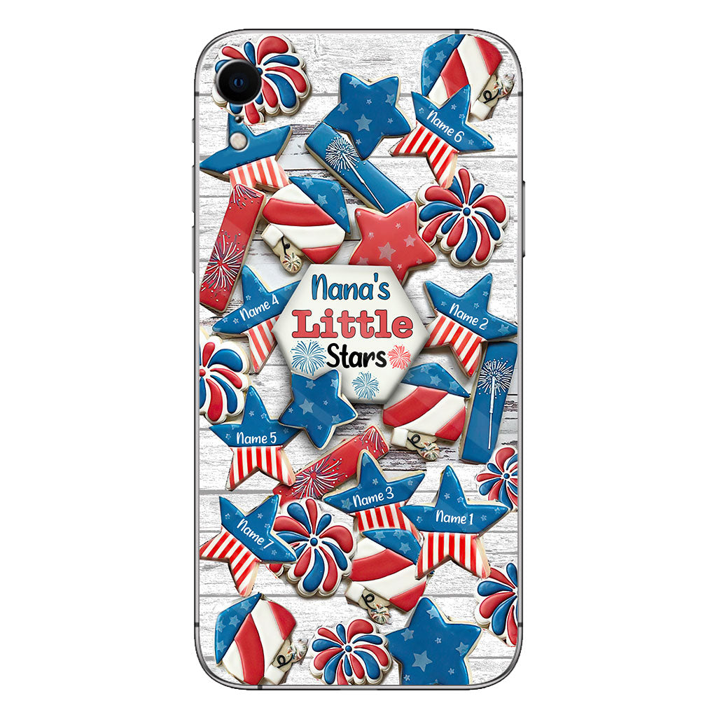 Nana's Little Stars - Personalized Independence Day Grandma Phone Case