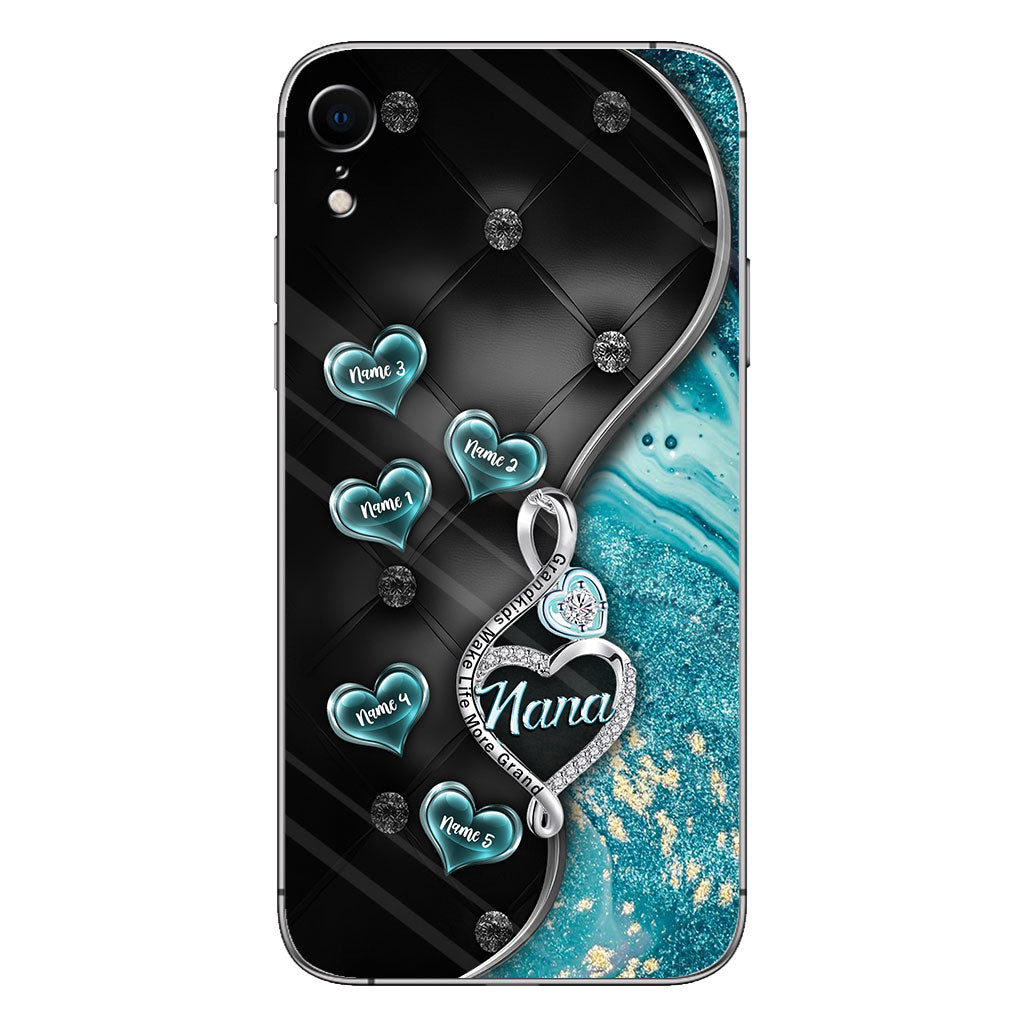 Grandkids Make Life More Grand - Personalized Mother's Day Grandma Phone Case