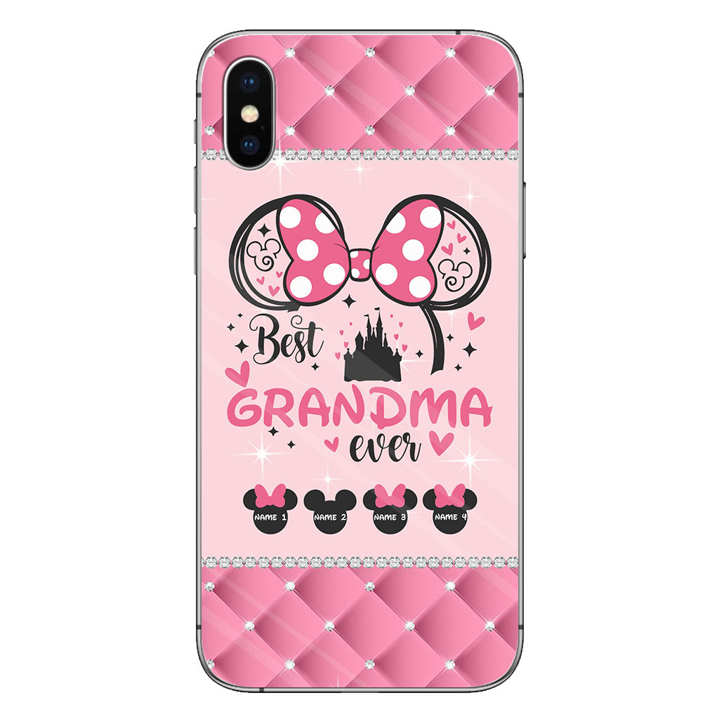 Best Grandma Ever Mouse Ears - Personalized Mouse Phone Case