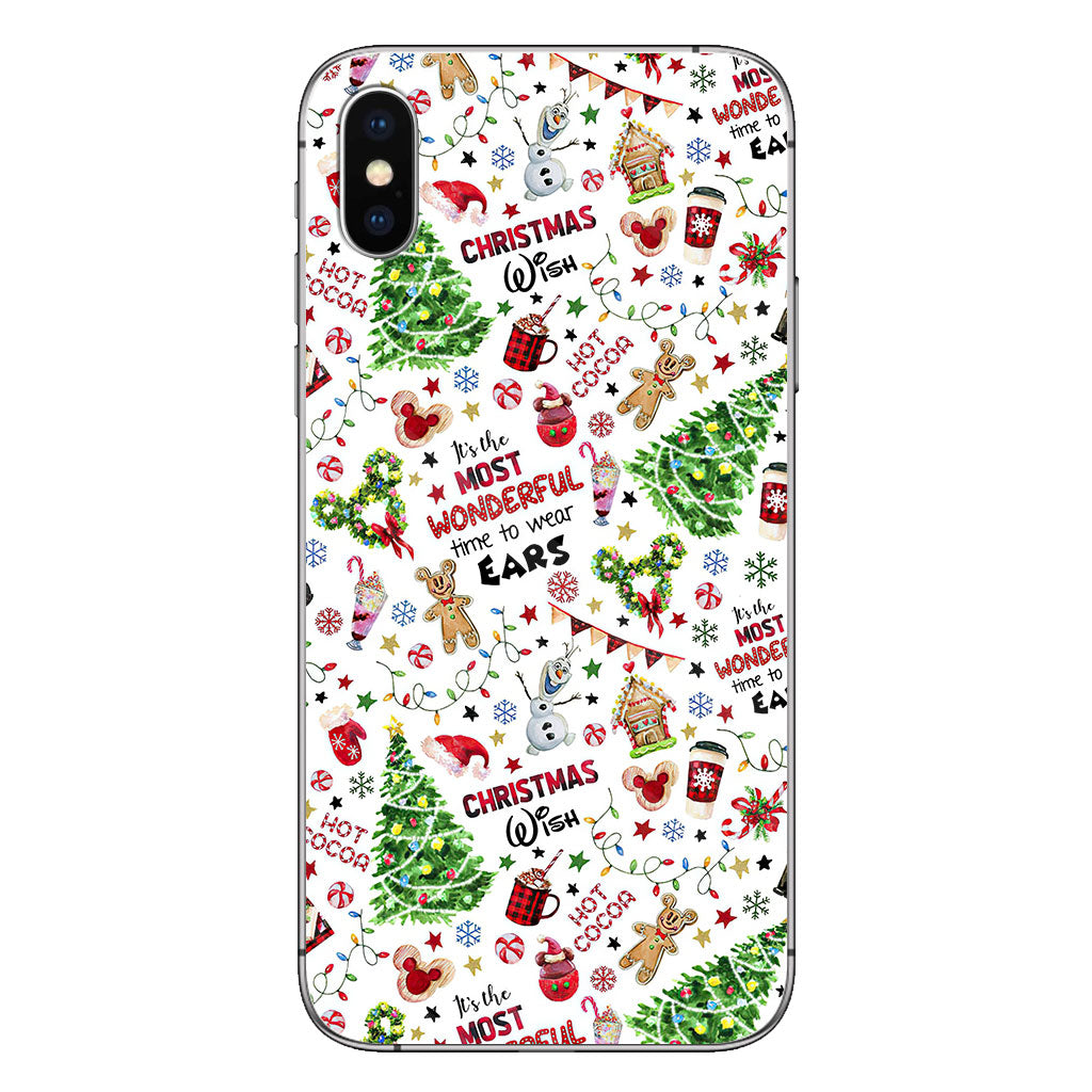 Wonderful Time Of The Year - Christmas Mouse Phone Case