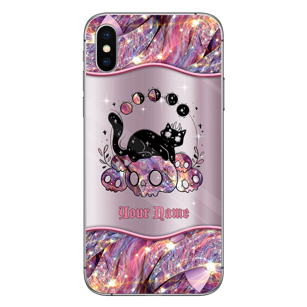 The Cat Witch - Personalized Black Cat Phone Case