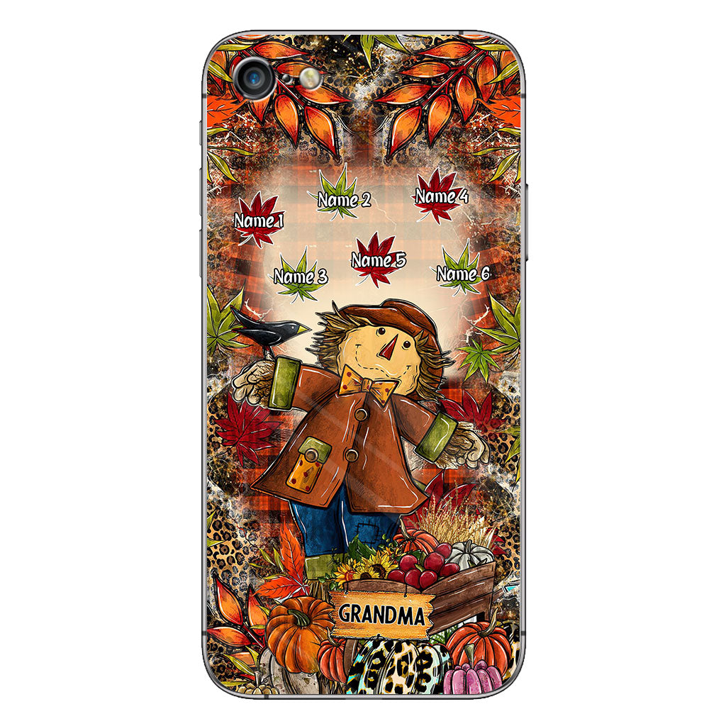 Grandma - Personalized Fall Grandma Phone Case