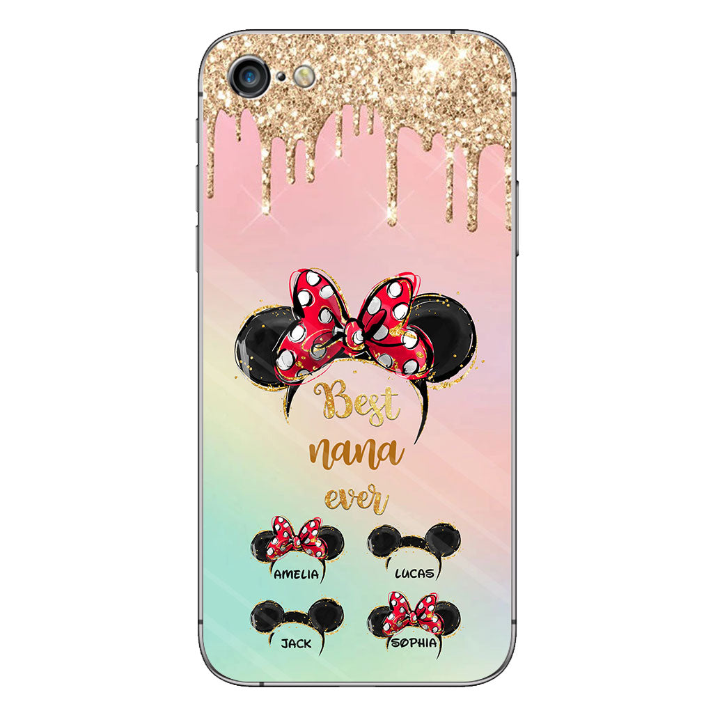 Happiest Nana Ever - Personalized Mother's Day Mouse Phone Case