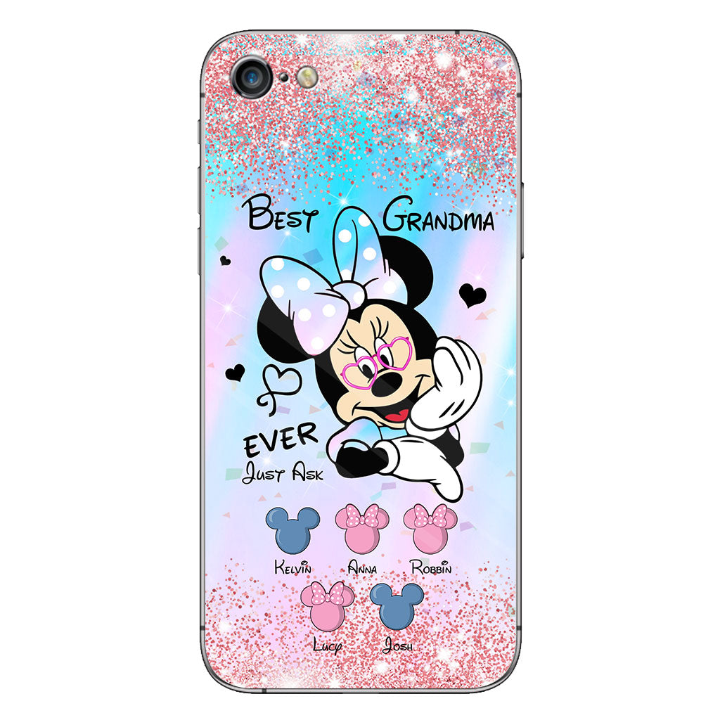Best Grandma Ever Mouse Ears - Personalized Phone Case