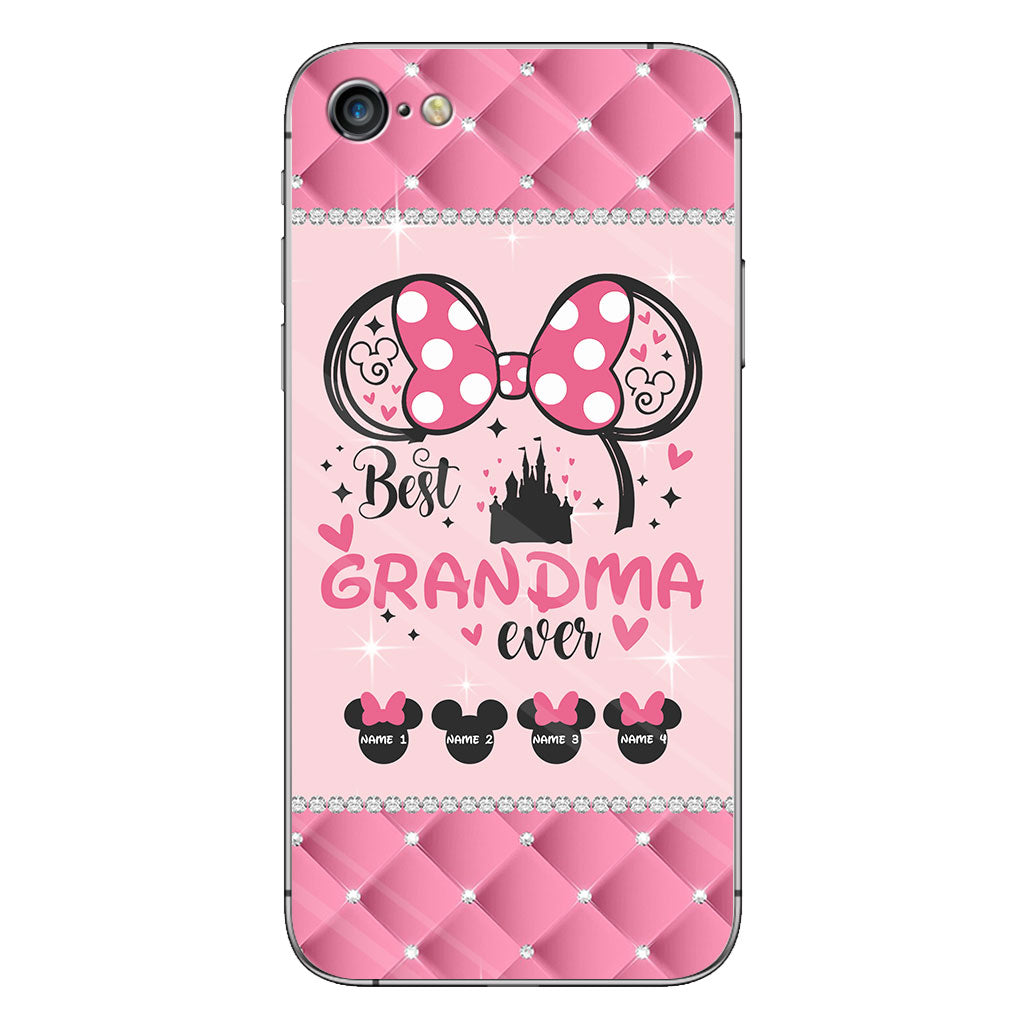 Best Grandma Ever Mouse Ears - Personalized Mouse Phone Case