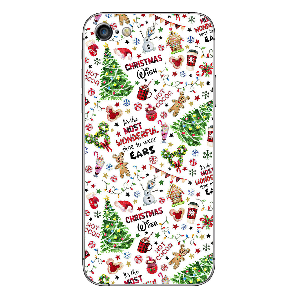 Wonderful Time Of The Year - Christmas Mouse Phone Case