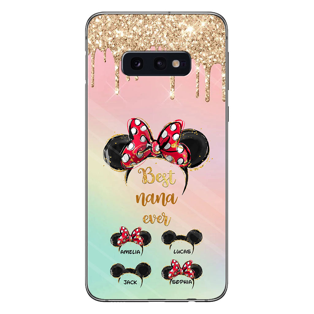 Happiest Nana Ever - Personalized Mother's Day Mouse Phone Case