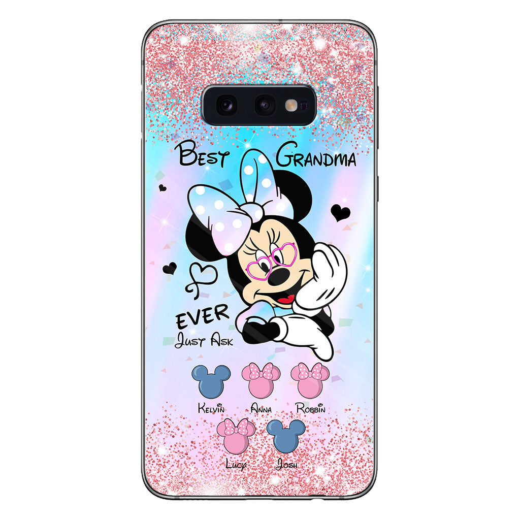 Best Grandma Ever Mouse Ears - Personalized Phone Case