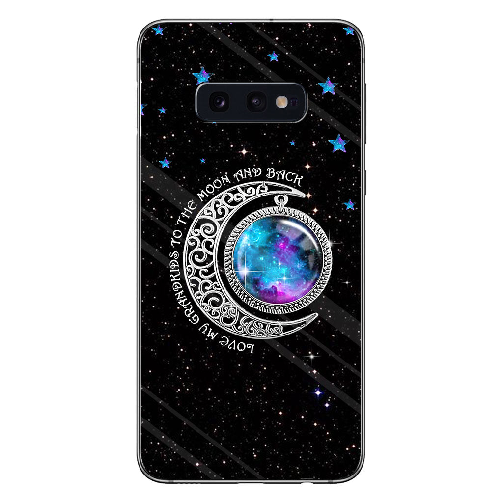 Love My Grandchildren To The Moon And Back - Grandma Personalized Phone Case