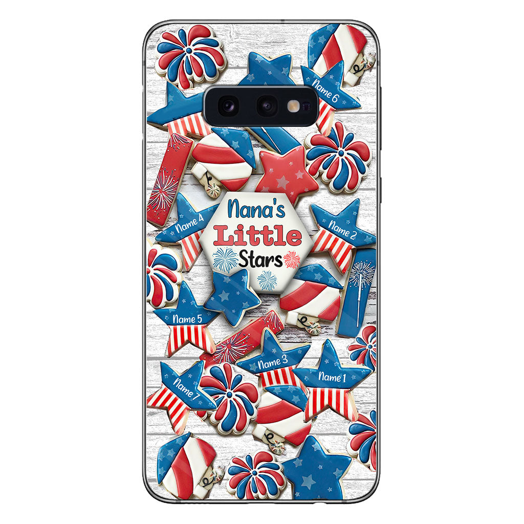 Nana's Little Stars - Personalized Independence Day Grandma Phone Case