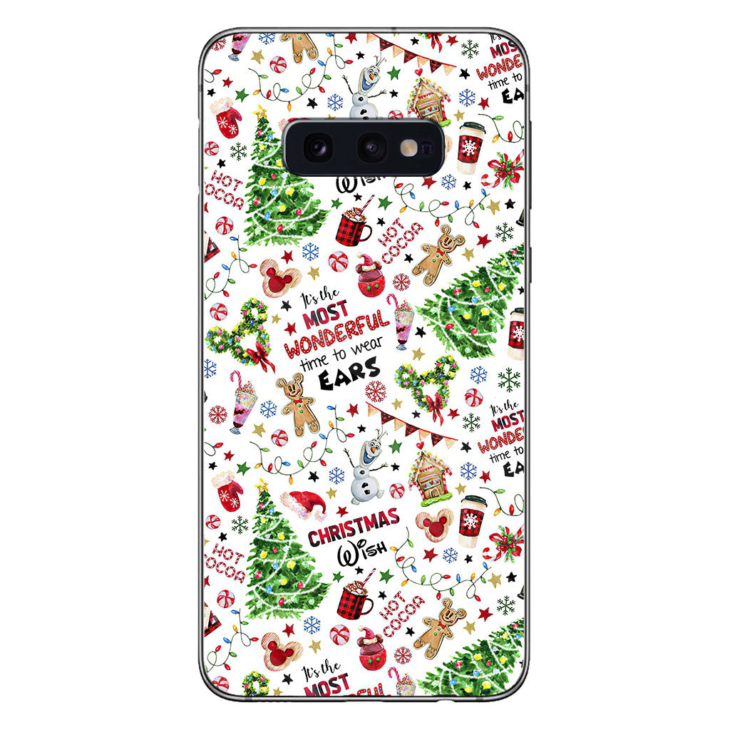 Wonderful Time Of The Year - Christmas Mouse Phone Case