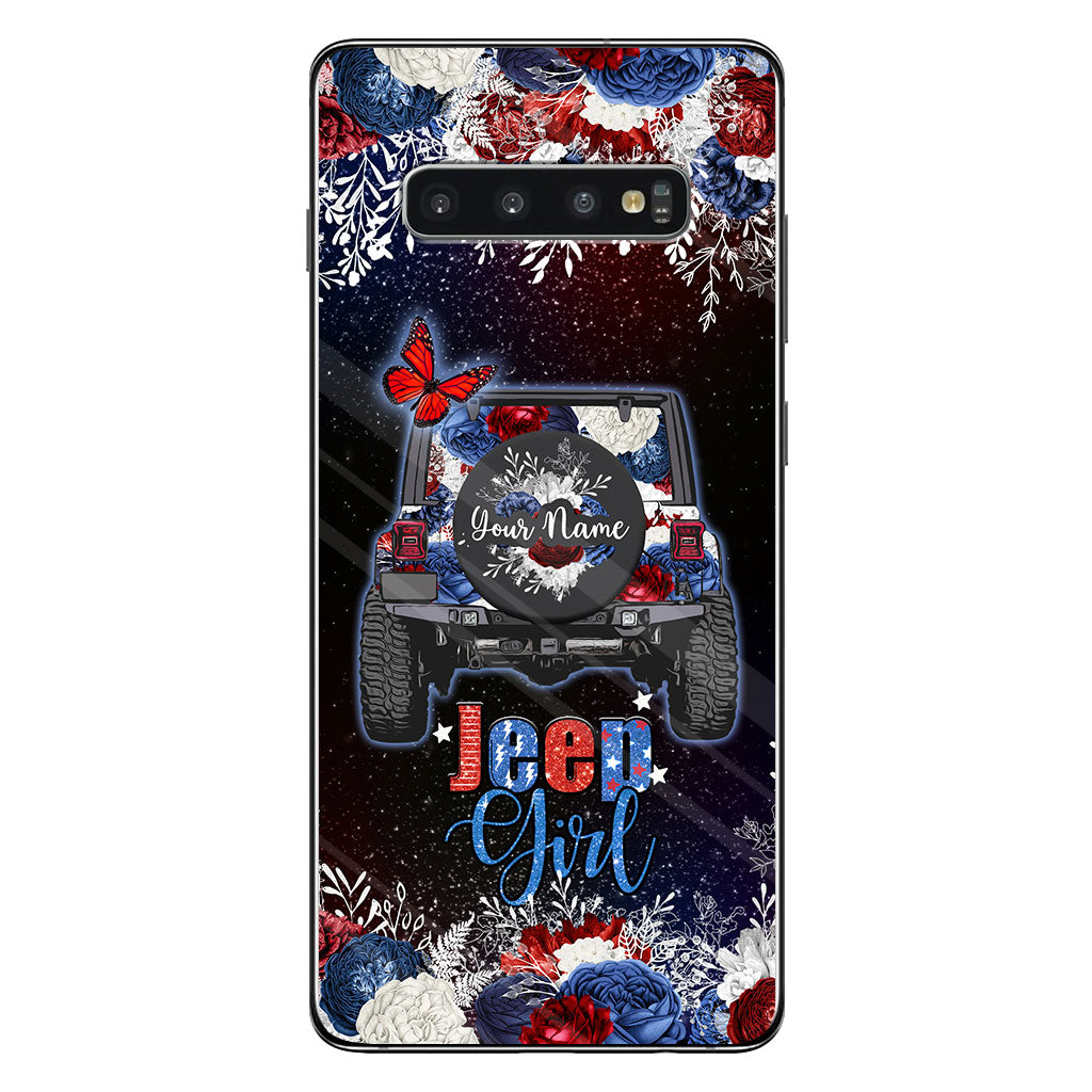American Girl - Personalized Independence Day Car Phone Case