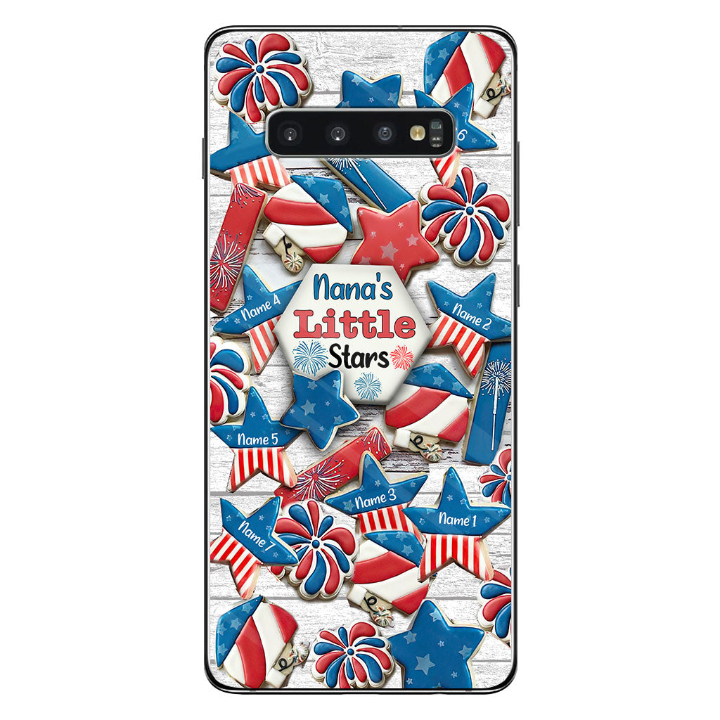Nana's Little Stars - Personalized Independence Day Grandma Phone Case