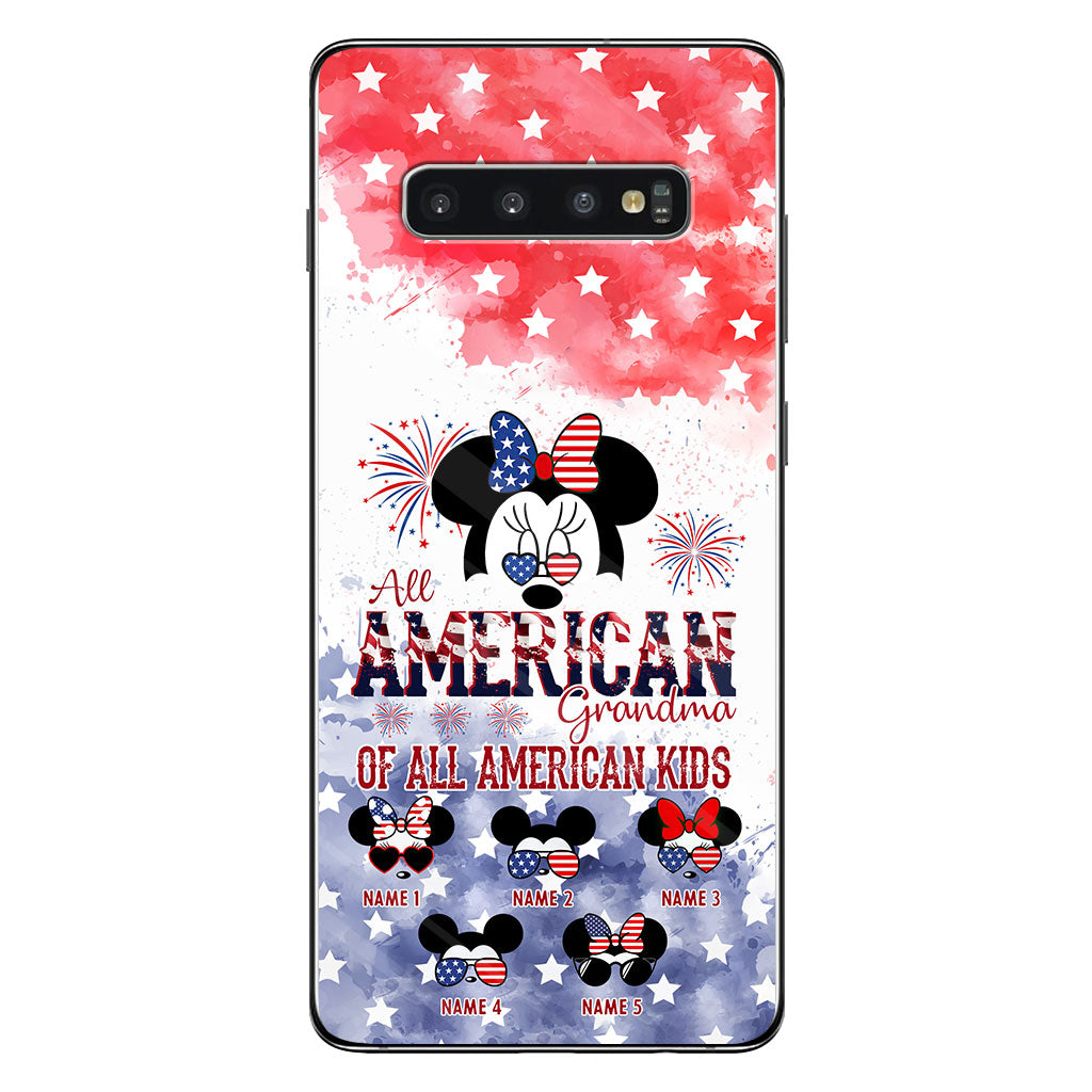 All American Grandma - Personalized Independence Day Phone Case