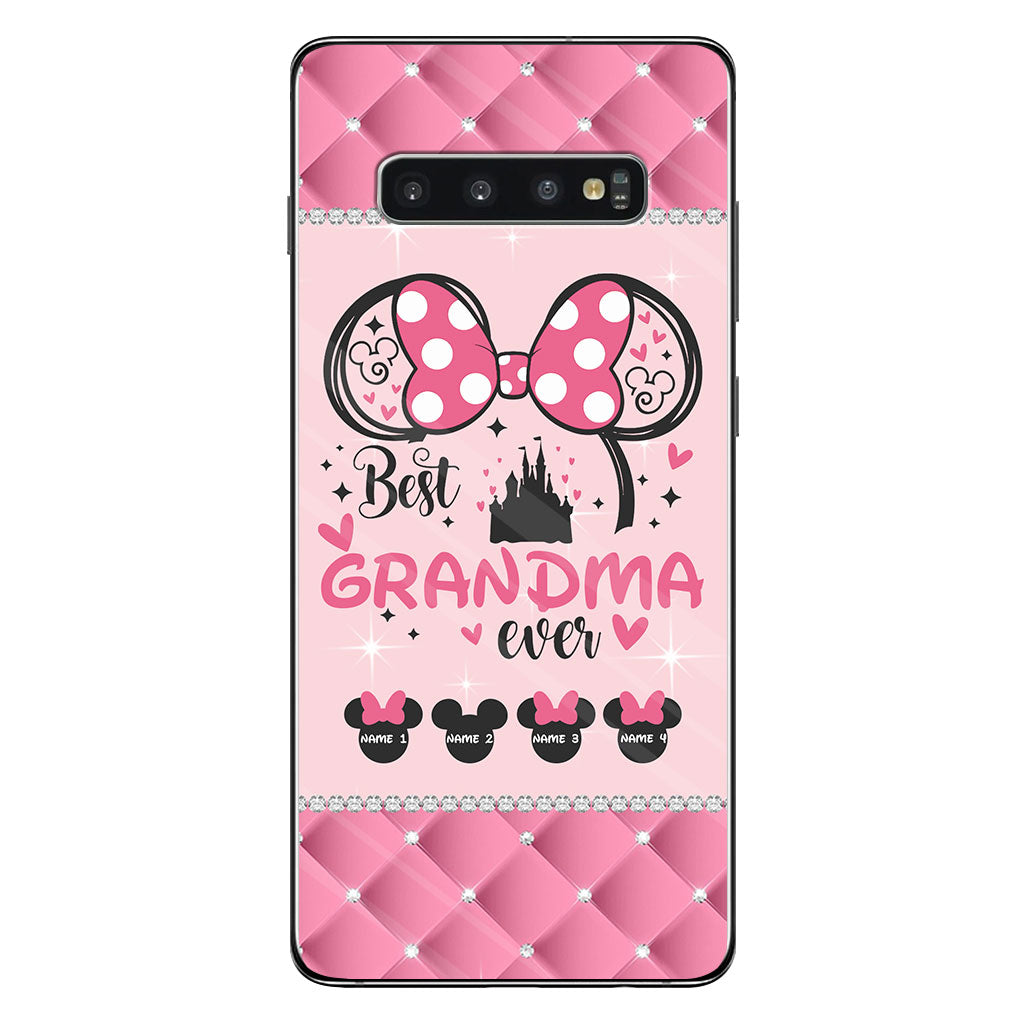 Best Grandma Ever Mouse Ears - Personalized Mouse Phone Case