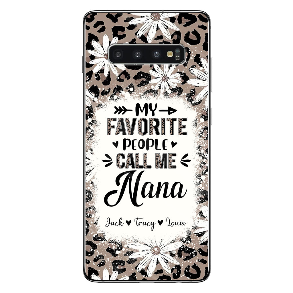 Daisy Leopard Grandma - Personalized Mother's Day Grandma Phone Case