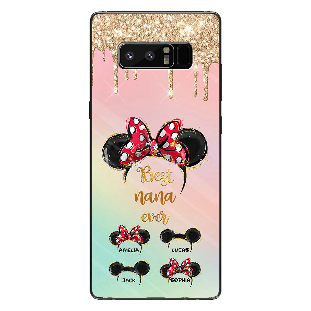 Happiest Nana Ever - Personalized Mother's Day Mouse Phone Case