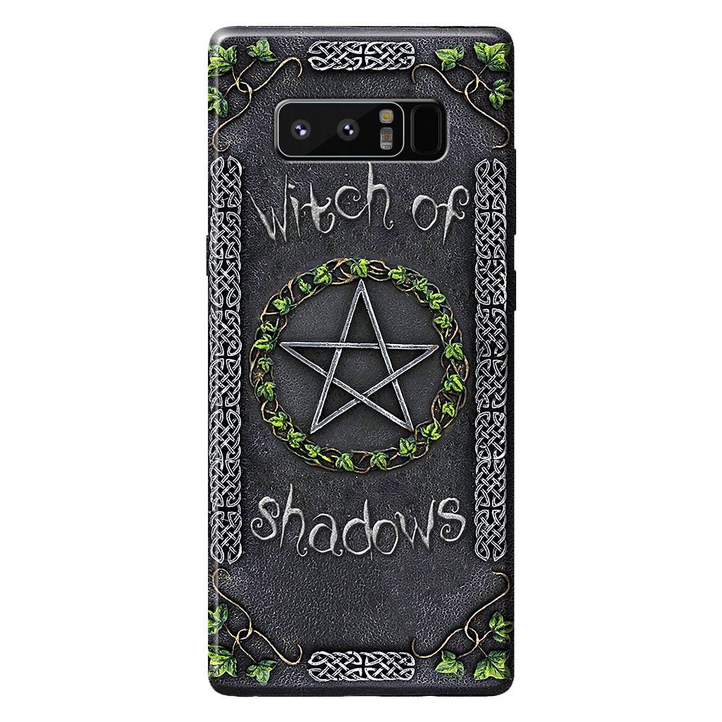 Witch Of Shadows Personalized Leather 3D Printed Phone Case