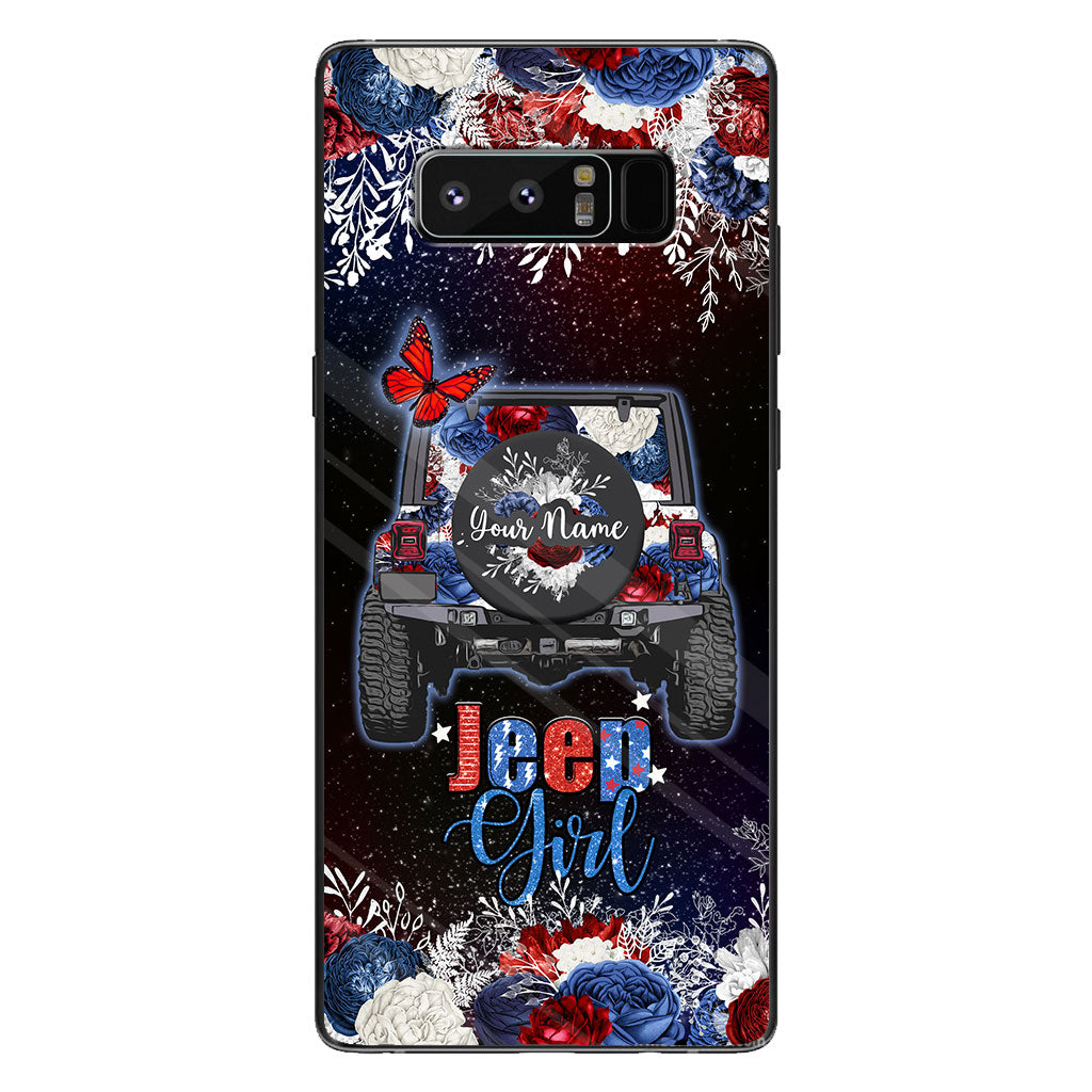 American Girl - Personalized Independence Day Car Phone Case