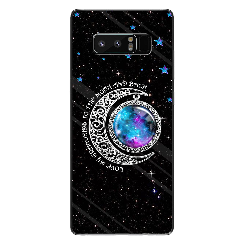 Love My Grandchildren To The Moon And Back - Grandma Personalized Phone Case