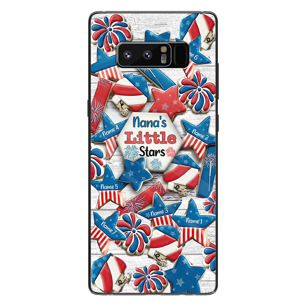 Nana's Little Stars - Personalized Independence Day Grandma Phone Case