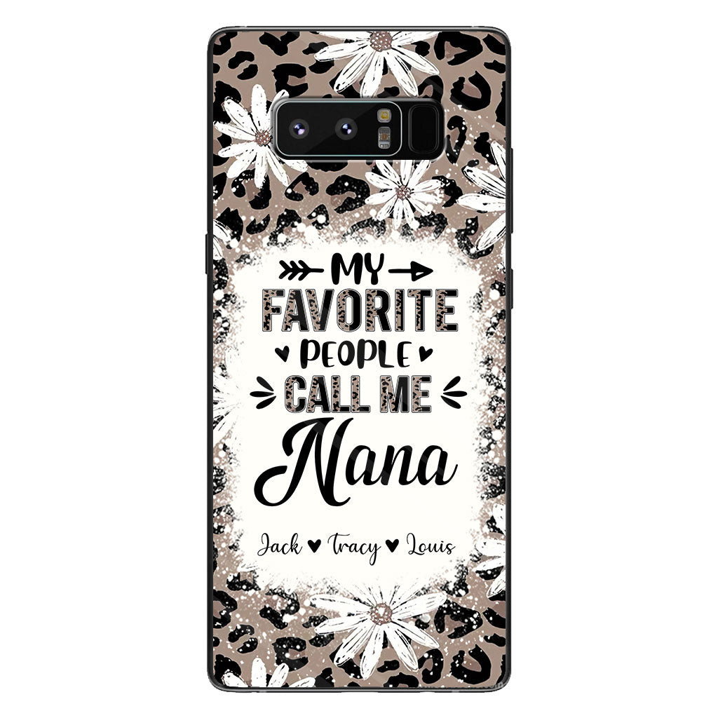 Daisy Leopard Grandma - Personalized Mother's Day Grandma Phone Case