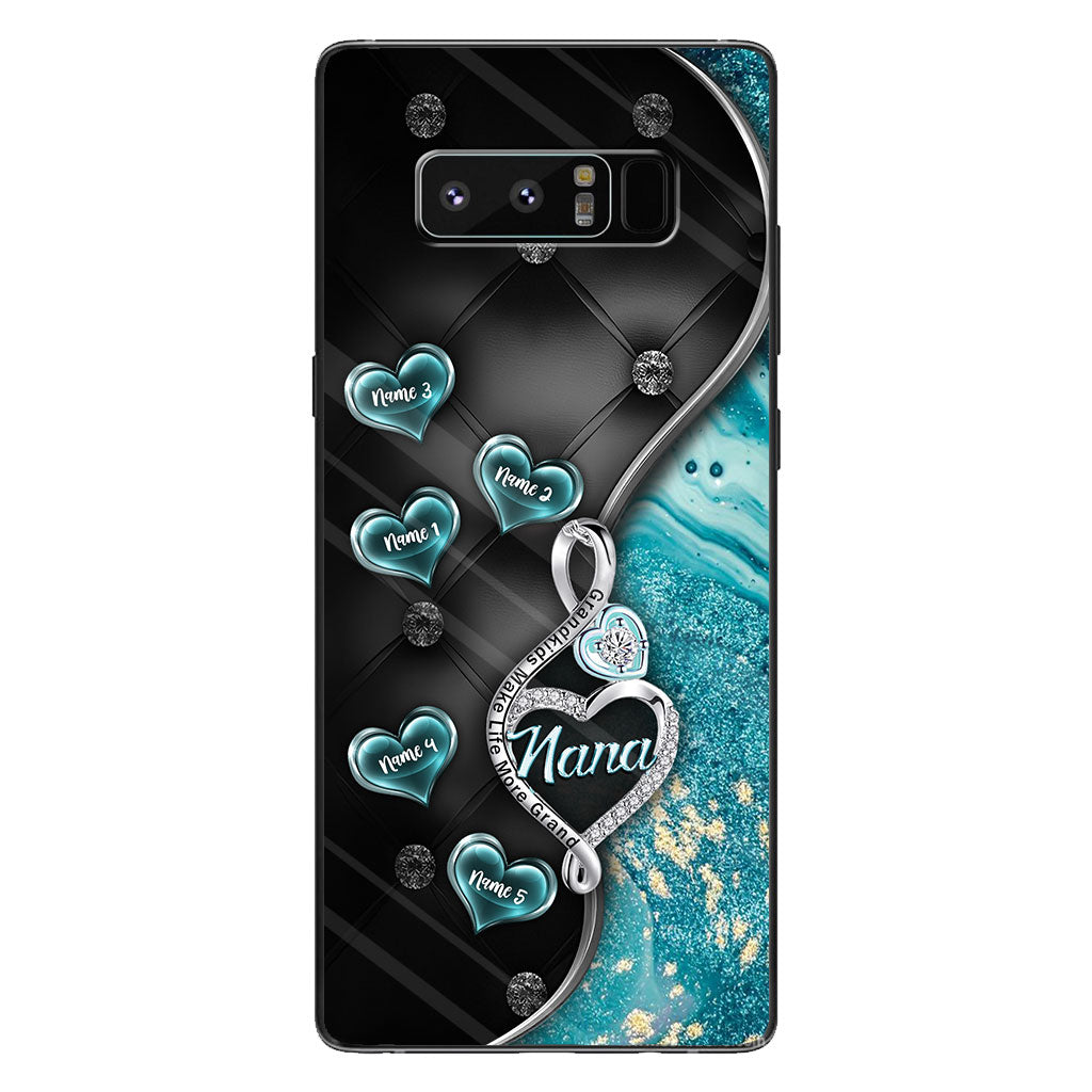 Grandkids Make Life More Grand - Personalized Mother's Day Grandma Phone Case