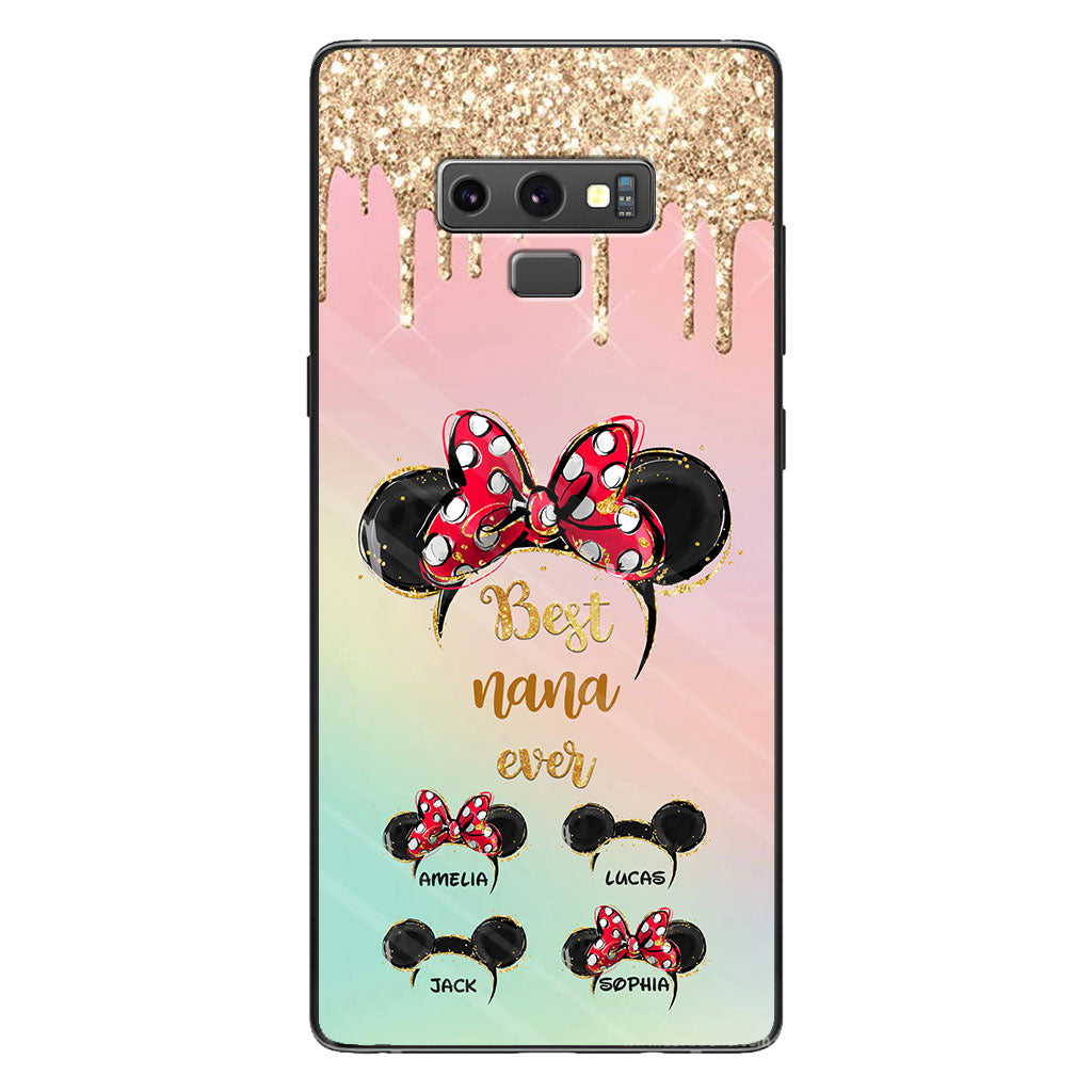 Happiest Nana Ever - Personalized Mother's Day Mouse Phone Case