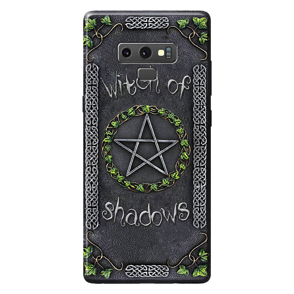Witch Of Shadows Personalized Leather 3D Printed Phone Case