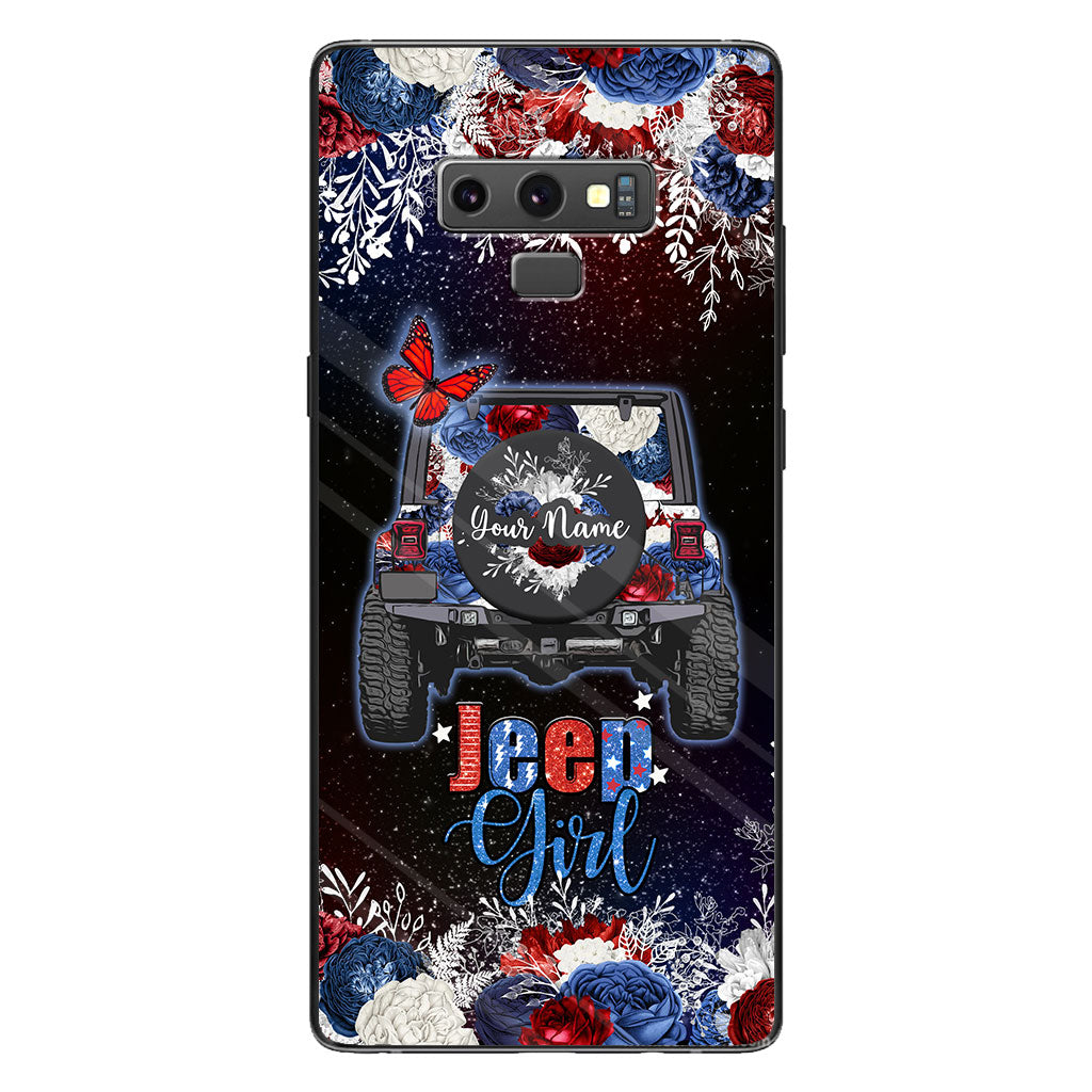 American Girl - Personalized Independence Day Car Phone Case