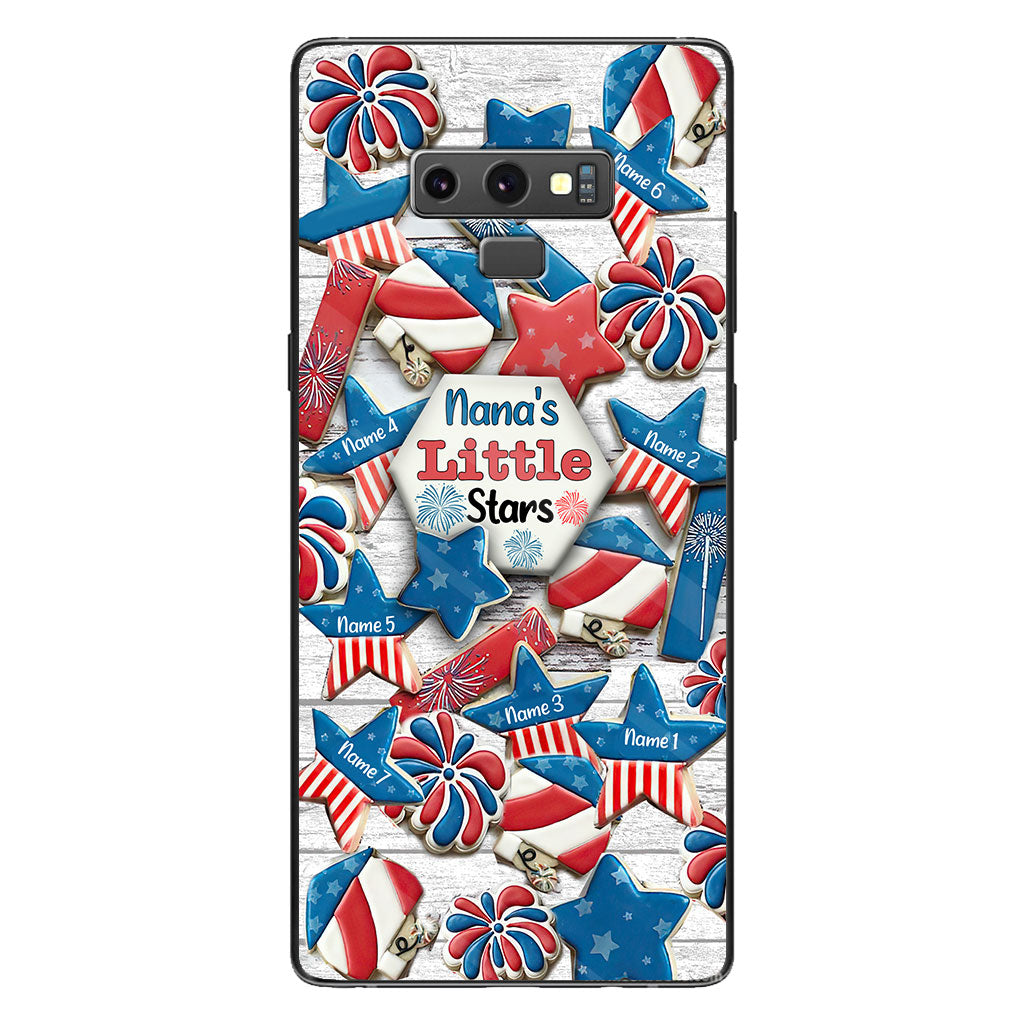 Nana's Little Stars - Personalized Independence Day Grandma Phone Case