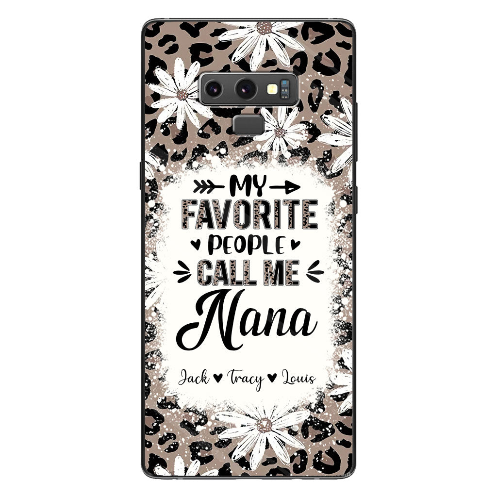 Daisy Leopard Grandma - Personalized Mother's Day Grandma Phone Case