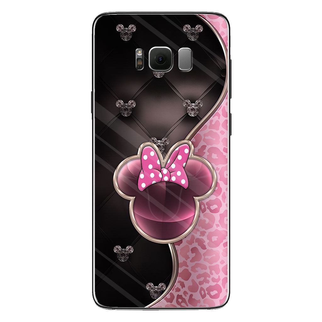 Magic Black Pink - Personalized Mouse Phone Case