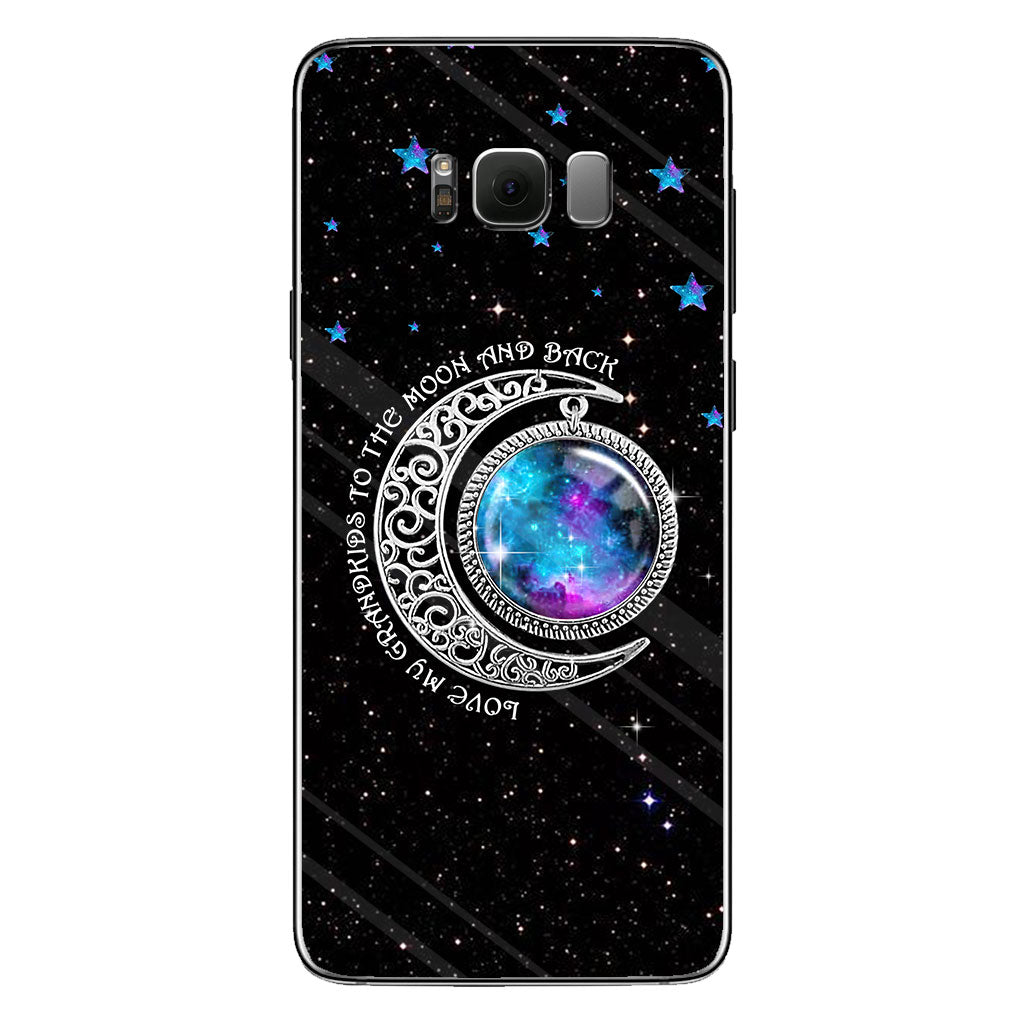 Love My Grandchildren To The Moon And Back - Grandma Personalized Phone Case