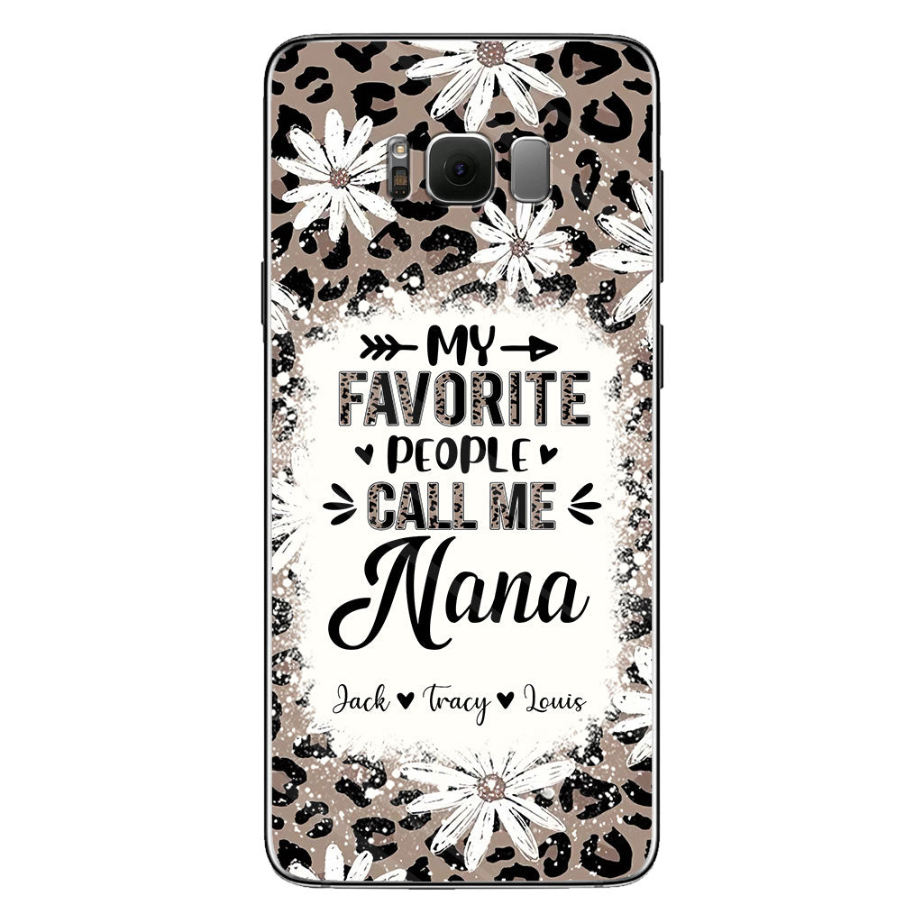Daisy Leopard Grandma - Personalized Mother's Day Grandma Phone Case