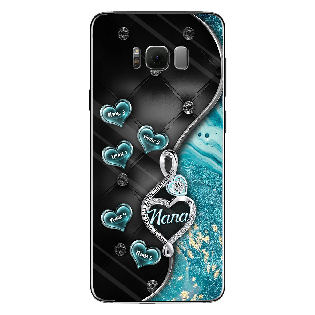 Grandkids Make Life More Grand - Personalized Mother's Day Grandma Phone Case